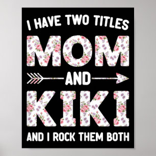 Ik heb twee 2 titels mama en kiki bloem bloem poster