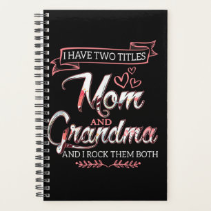 Ik heb twee titels mam, Moederdag Gift, liefje mam Planner