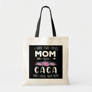 Ik heb twee titels mama en Gaga Moederdag Tote Bag