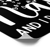 Ik heb twee titels mama en Nana Funny Poster (Hoek)