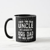 Ik heb twee titels oom en hond papa mok (Links)