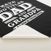 Ik heb twee titels, pa en opa. sherpa deken (3/4)