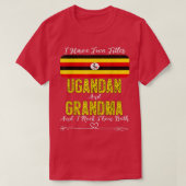 Ik heb twee titels Ugandese en oma Uganda T-shirt (Design voorkant)
