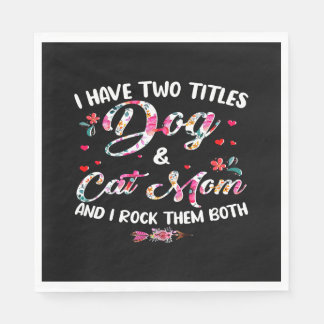 Ik heb twee titels voor hond en kat mam. servet