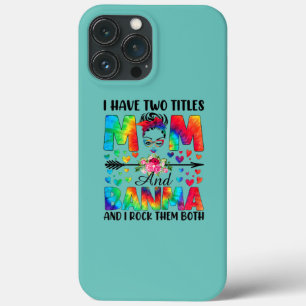 Ik heb twee titels voor mam Banma Tie Dye Decor iPhone 13 Pro Max Hoesje
