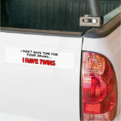 Ik heb Twins Bumpersticker (Op Truck)