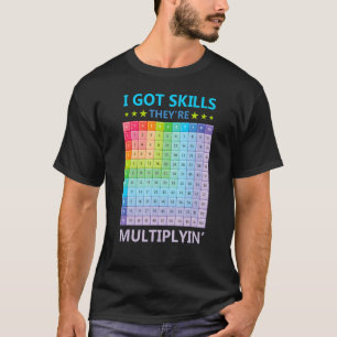 Ik heb vaardigheden die ze vermenigvuldigen met de t-shirt