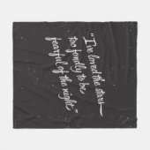 Ik heb van de sterren gehouden fleece deken (Voorkant (Horizontaal))