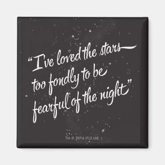 Ik heb van de sterren gehouden magneet (Voorkant)