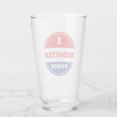 Ik heb vandaag begroot glas (Achterkant)