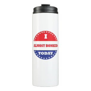 Ik heb vandaag bijna gebonkt thermosbeker