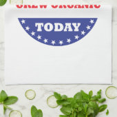 Ik heb vandaag biologisch geteeld theedoek (Gevouwen)