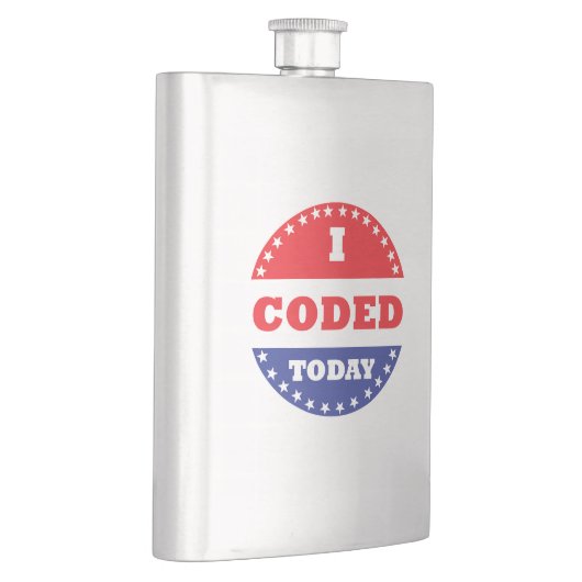 Ik heb vandaag code geschreven flacon (Rechts)