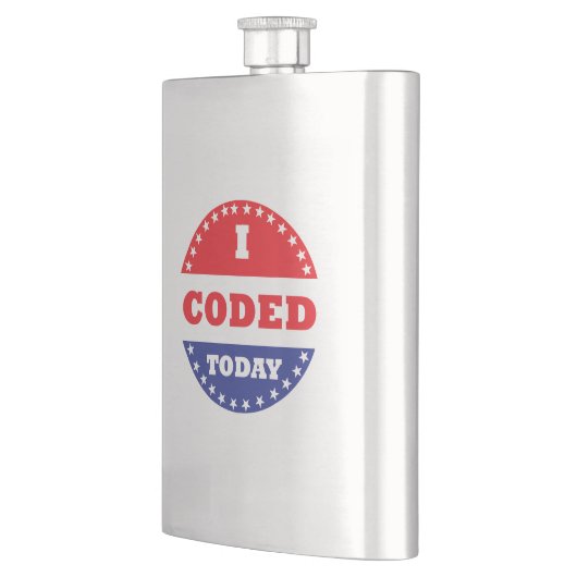 Ik heb vandaag code geschreven flacon (Links)