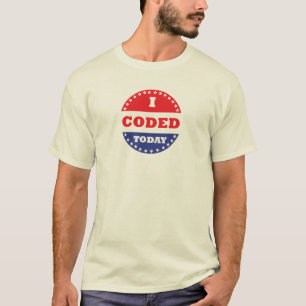 Ik heb vandaag code geschreven t-shirt