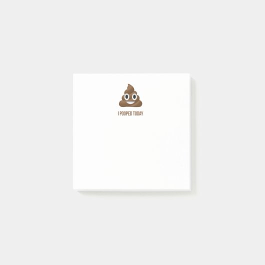 Ik heb vandaag de glimlach op emoticon gemaakt post-it® notes (Voorkant)