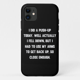 Ik heb vandaag een duw gedaan. Nou eigenlijk viel  iPhone 11 Hoesje