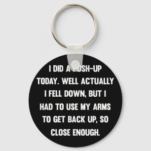 Ik heb vandaag een duw gedaan. Nou eigenlijk viel  Sleutelhanger