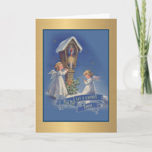 IK HEB Vandaag EEN KAARS VOOR JE AANGESTOKEN MAAGD Feestdagen Kaart