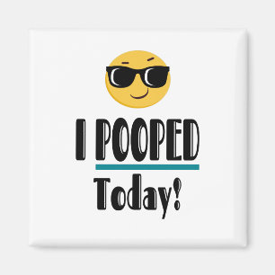 Ik heb vandaag Emoji Funny Sarcastic geOPT Magneet