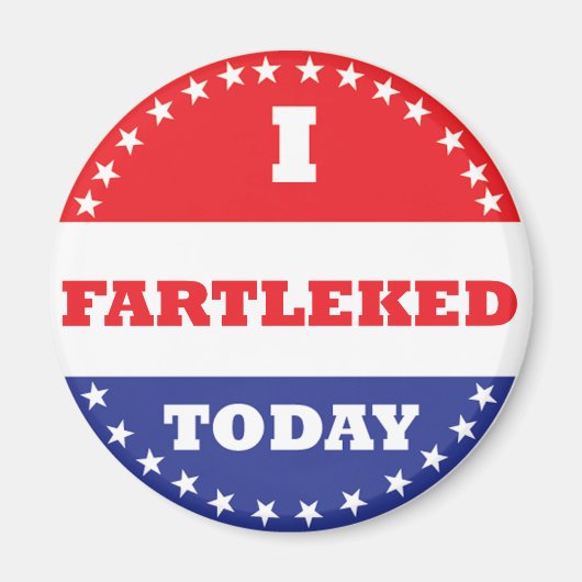 Ik heb vandaag gefascineerd magneet (Voorkant)