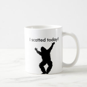 Ik heb vandaag gekatst (gepoopt) - Bigfoot Sasquat Koffiemok