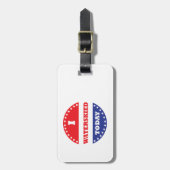 Ik heb vandaag gekeken bagagelabel (Voorkant verticaal)