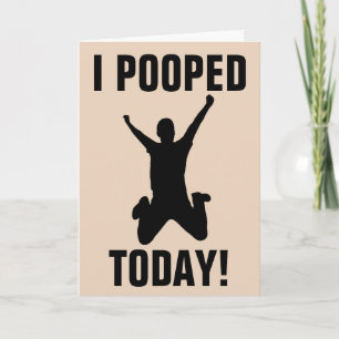 IK HEB VANDAAG GEOPEND! FUNNY BIRTHDAY CARDS KAART