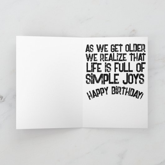 IK HEB VANDAAG GEOPEND! FUNNY GREETING BIRTHDAY CA KAART (Binnen)