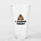 Ik heb vandaag gepoold. glas (Voorkant)