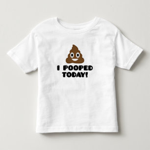 Ik heb vandaag gepoold. Kinder Shirt