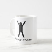 Ik heb vandaag gepoold koffiemok (Voorkant links)