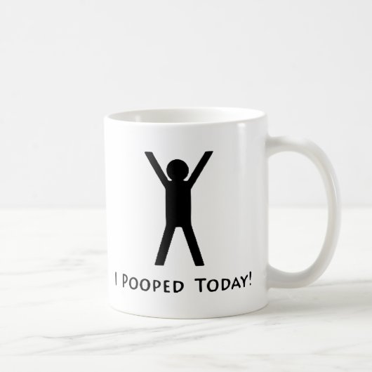 Ik heb vandaag gepoold koffiemok (Rechts)