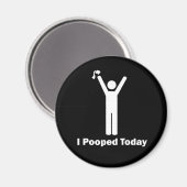 Ik heb vandaag gepoold magneet (Voorkant / Achterkant)