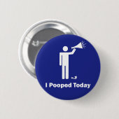 Ik heb vandaag gepoold ronde button 5,7 cm (Voorkant /achterkant)