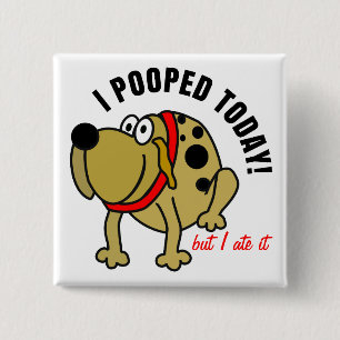 Ik heb vandaag gepoold vierkante button 5,1 cm