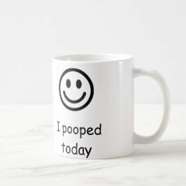 Ik heb vandaag gepoopt koffiemok