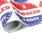 Ik heb vandaag gezadeld cadeaupapier (Rol Hoek)