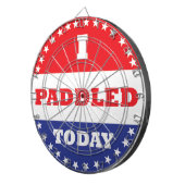 Ik heb vandaag gezadeld dartbord (Voorkant Rechts)