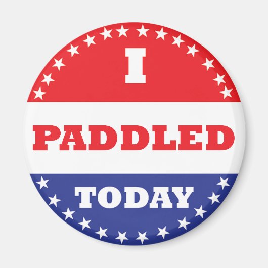 Ik heb vandaag gezadeld magneet (Voorkant)