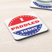 Ik heb vandaag gezadeld onderzetter (Linkerzijde)