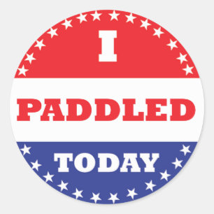 Ik heb vandaag gezadeld ronde sticker