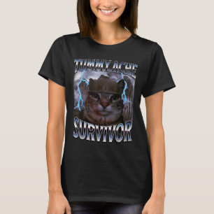 Ik heb vandaag mijn buikpijn overleefd Grappige Dw T-shirt