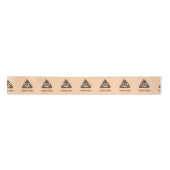 Ik heb vandaag Poo Emoticon glimlachen Lint (Voorkant)
