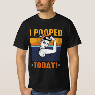 Ik heb vandaag Retro Rosie Funny Humor Sterke Wome T-shirt