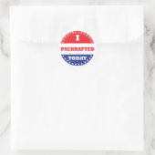 Ik heb vandaag verpakt ronde sticker (Tas)