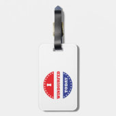 Ik heb vandaag Windsurf Bagagelabel (Achterkant verticaal)