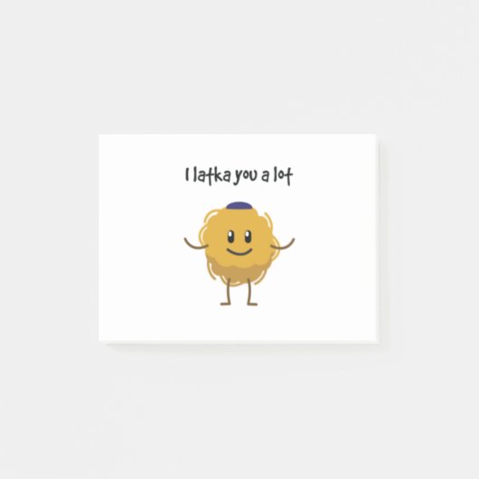 Ik heb veel Latka je (Hanukkah) Post-it® Notes (Voorkant)