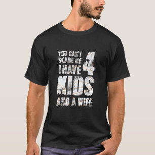 Ik heb vier Kinderen en een vrouw vader Papa Poppe T-shirt