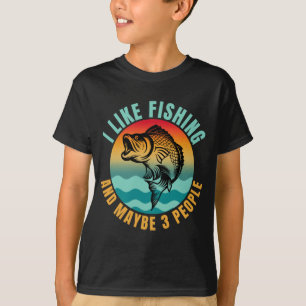 IK HEB VISSEN GERN EN MISSCHIEN 3 MENSEN T-SHIRT